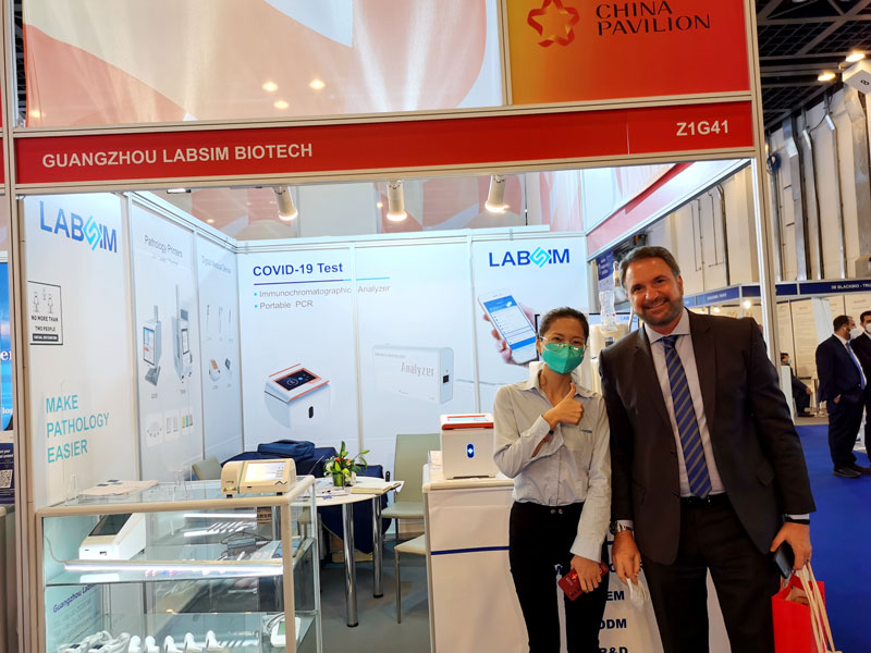 【展會(huì)回顧】藍(lán)勃生(shēng)物(wù)精彩亮(liàng)相(xiàng)2022 MEDLAB Middle East